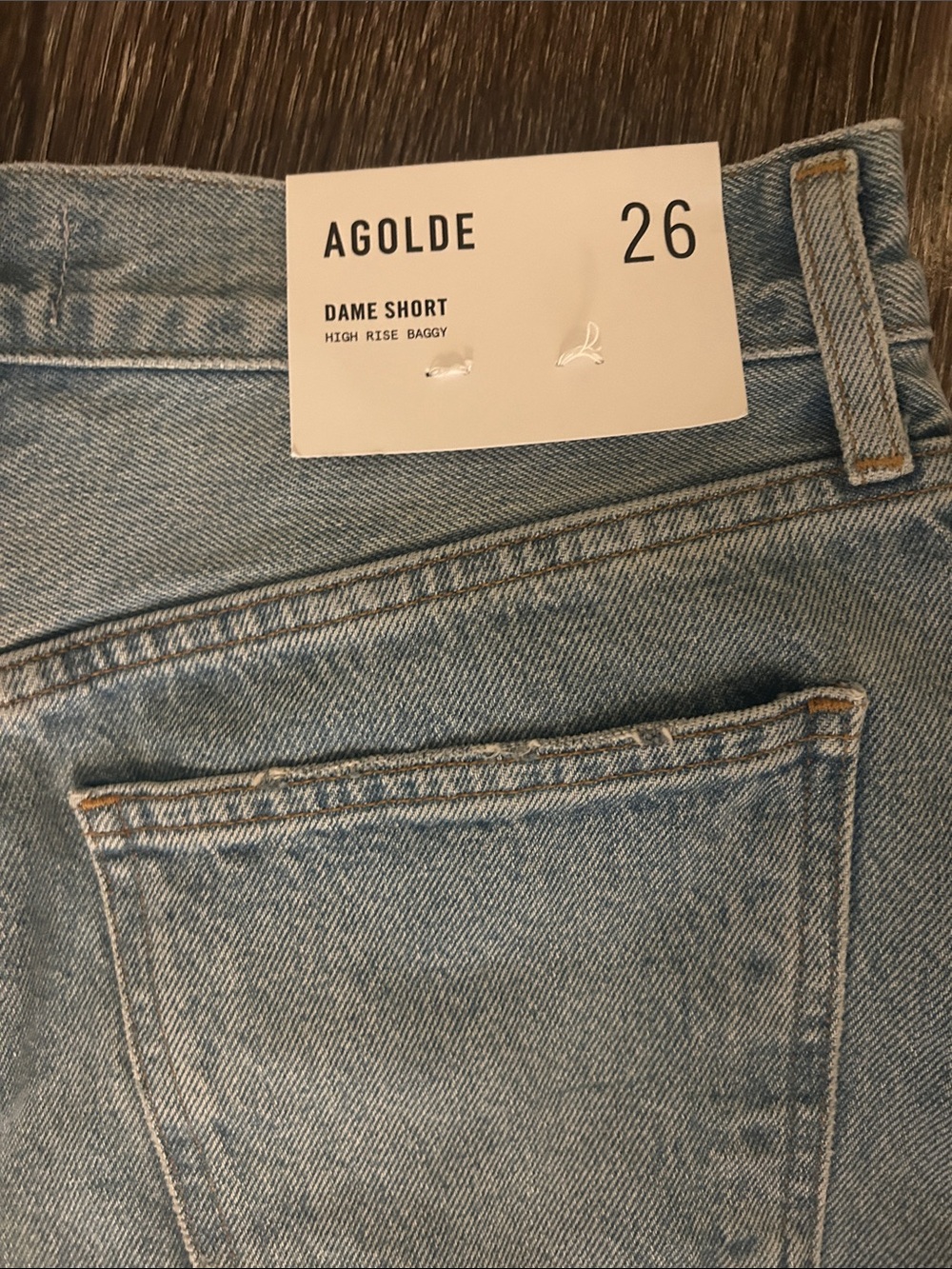AGOLDE Dame Shorts - New With Tags - Size 26 - Picture 9 of 11